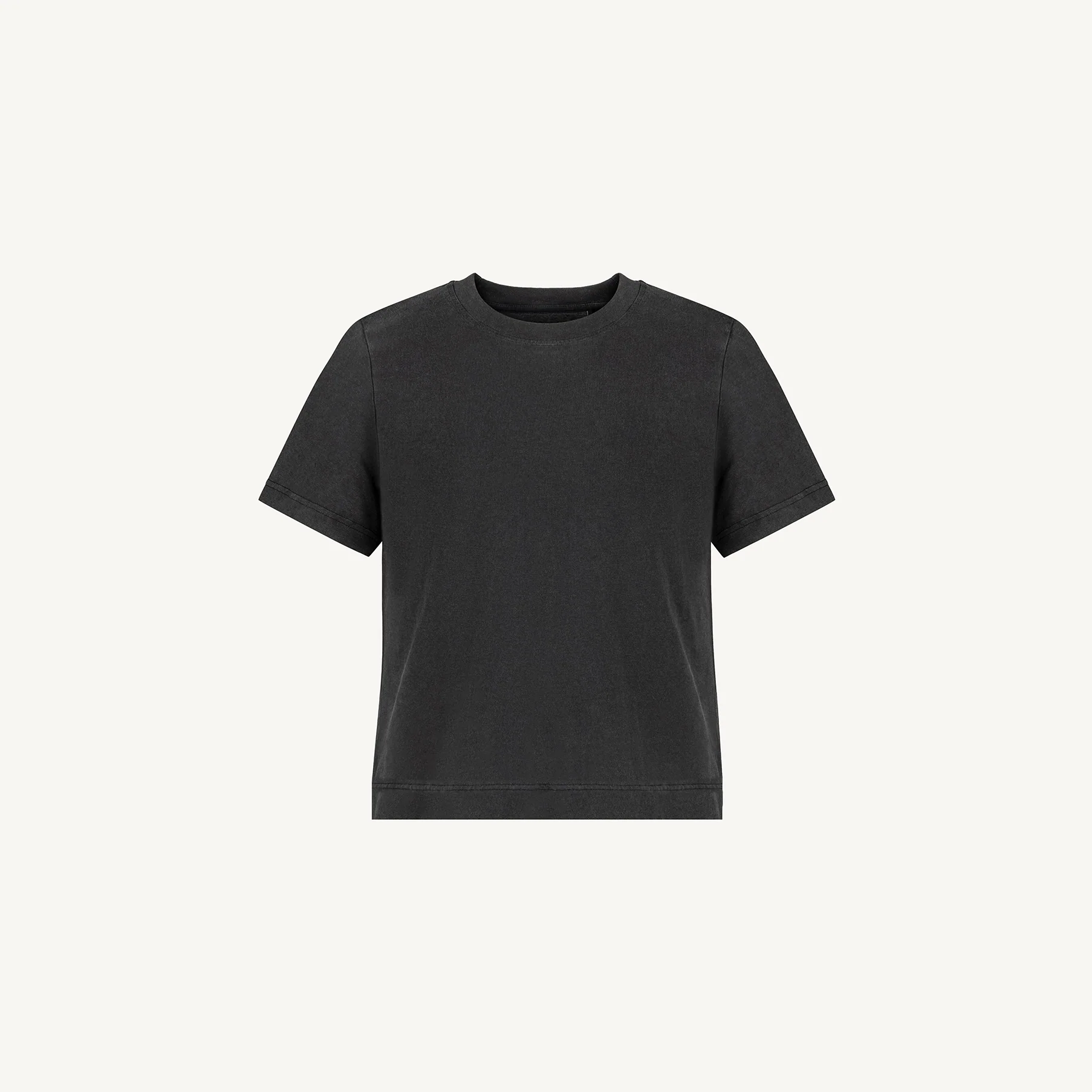 Vintage Black Women’s Clean Cut Tee Mockups.