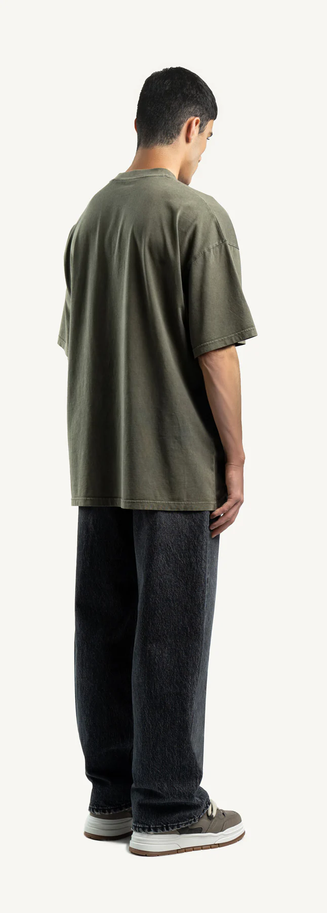 Vintage Olive Oversized Tee. - Image 5