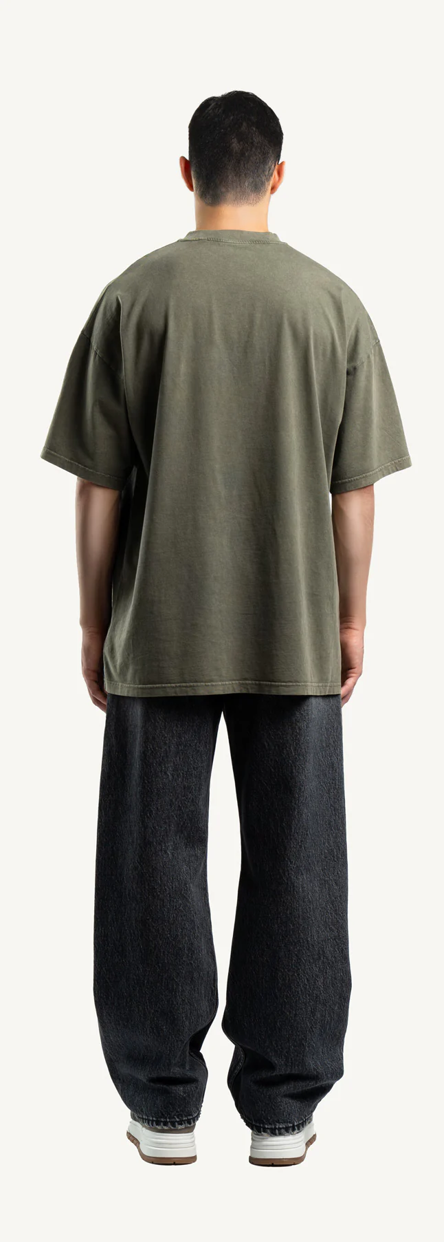 Vintage Olive Oversized Tee. - Image 6