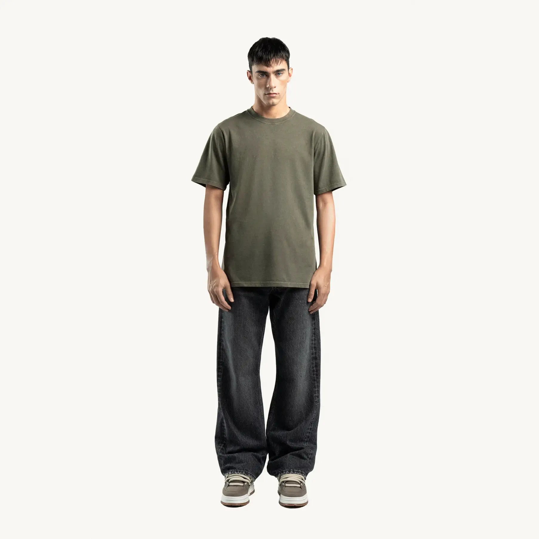 Vintage Olive Regular Tee. - Image 3