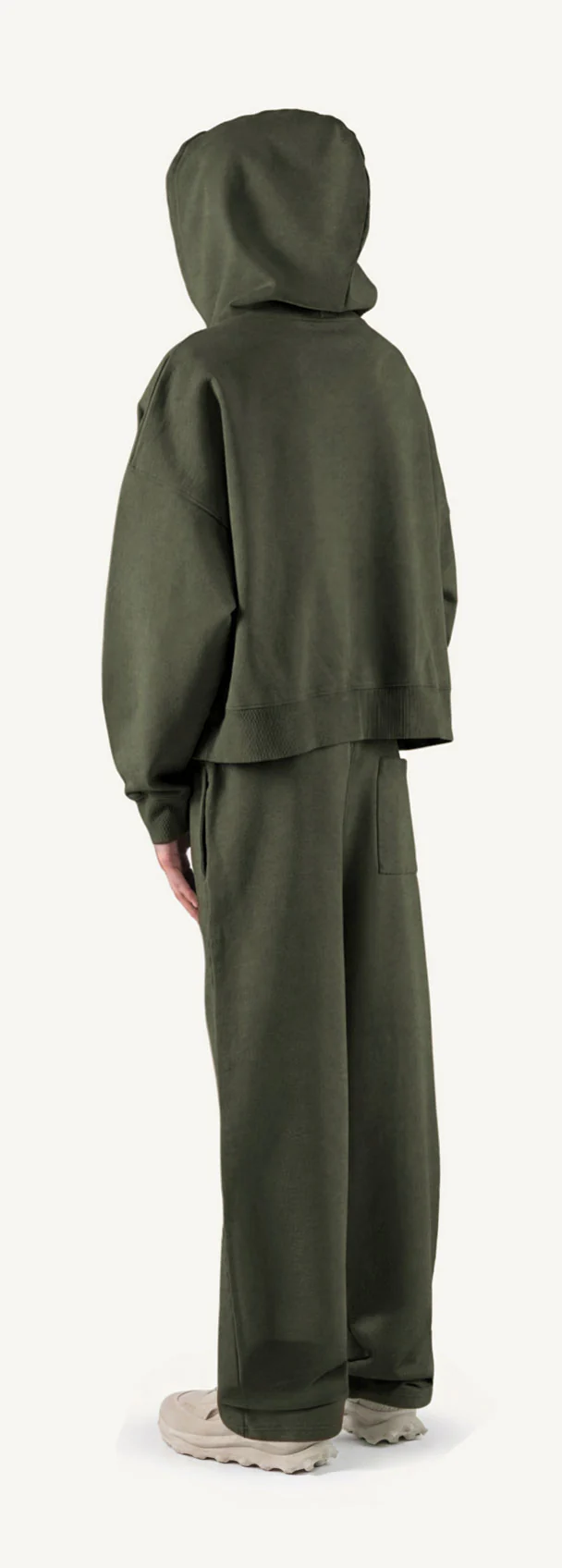 Vintage Olive Straight-Leg Baggy Sweatpants. - Image 7