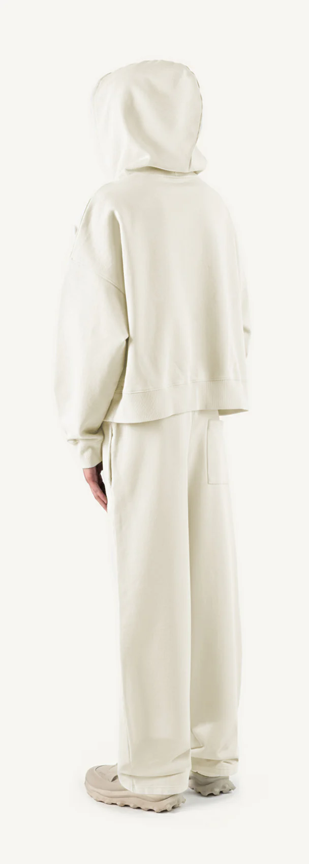 Vintage White Straight-Leg Baggy Sweatpants. - Image 7
