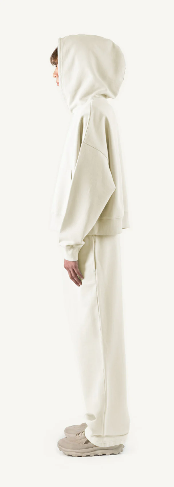 Vintage White Straight-Leg Baggy Sweatpants. - Image 8