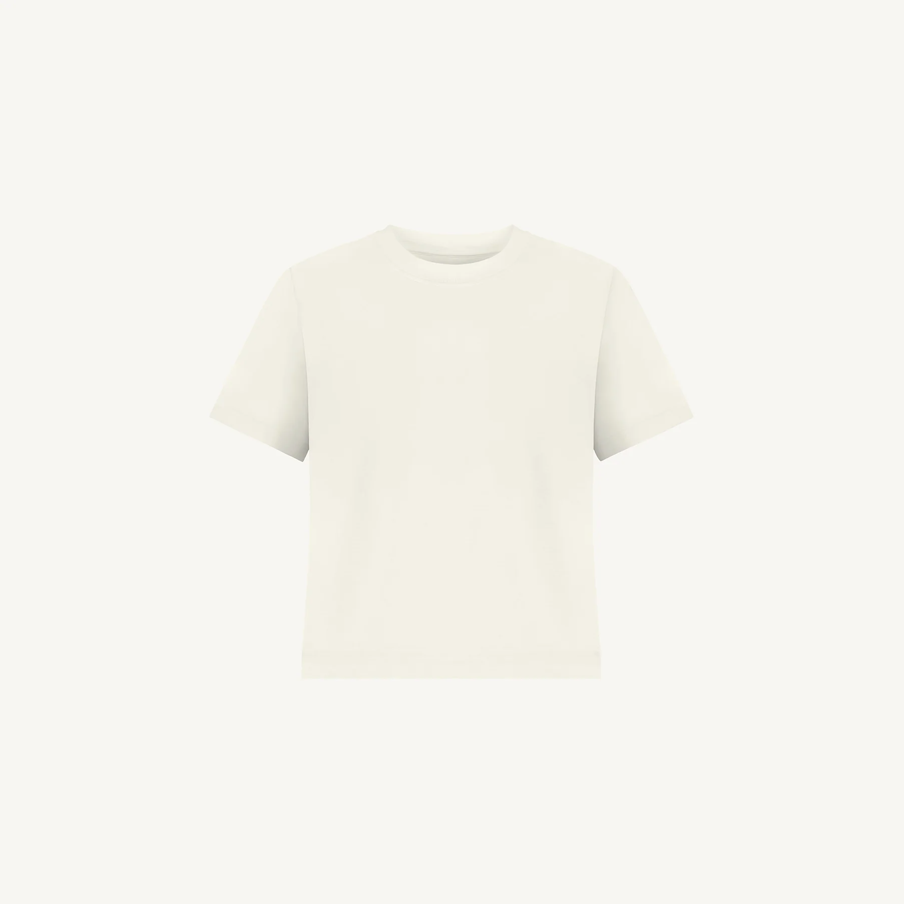 Vintage White Women’s Clean Cut Tee Mockups.