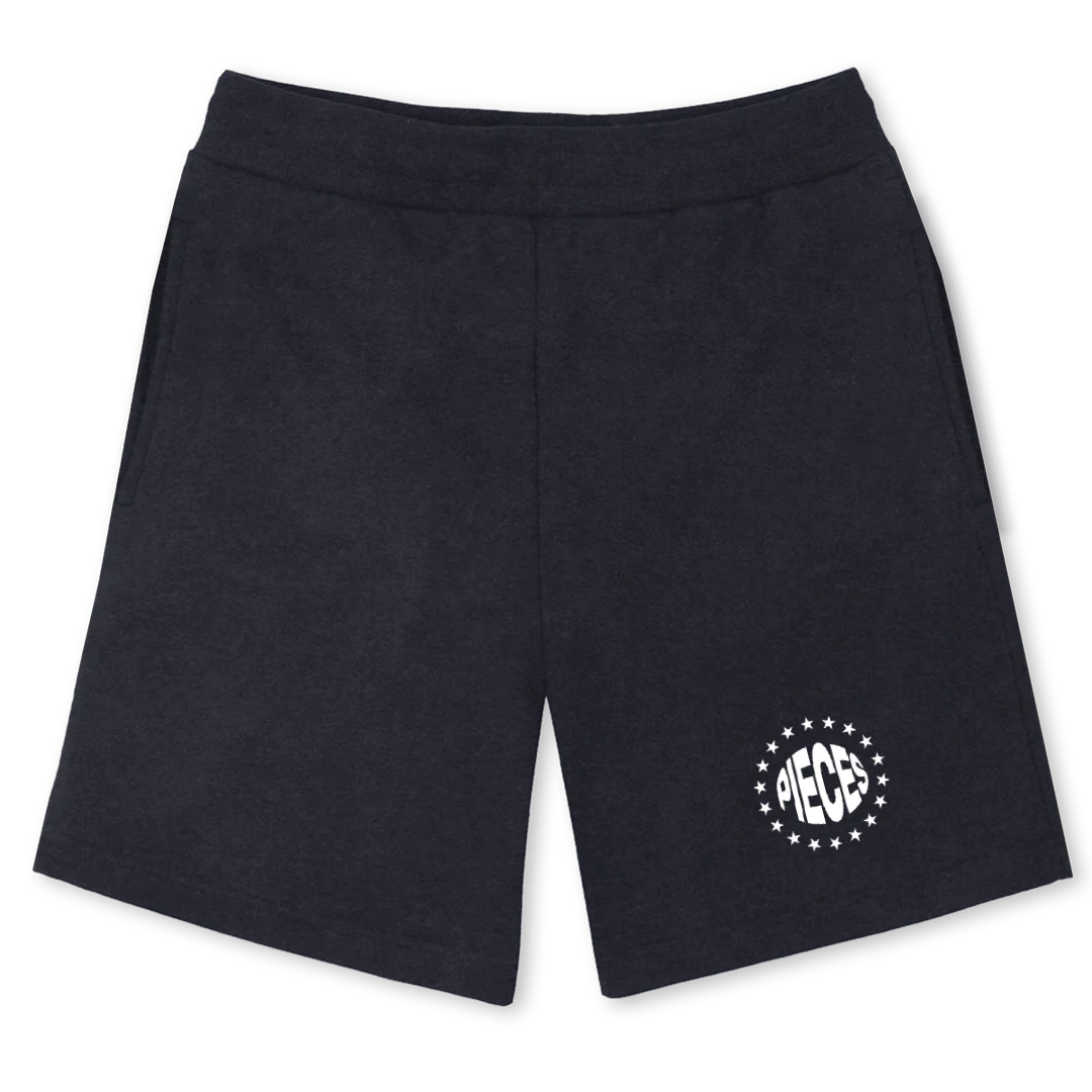 VINTAGEBLCKSHORT Vintage Black Relaxed Sweatshorts.