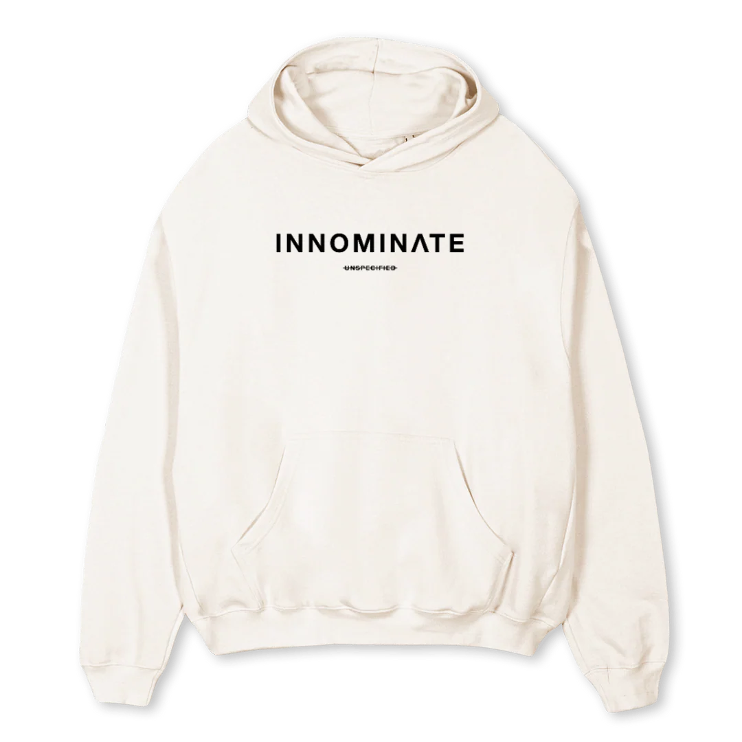 VINWHIOG Vintage White Oversized Hoodie.