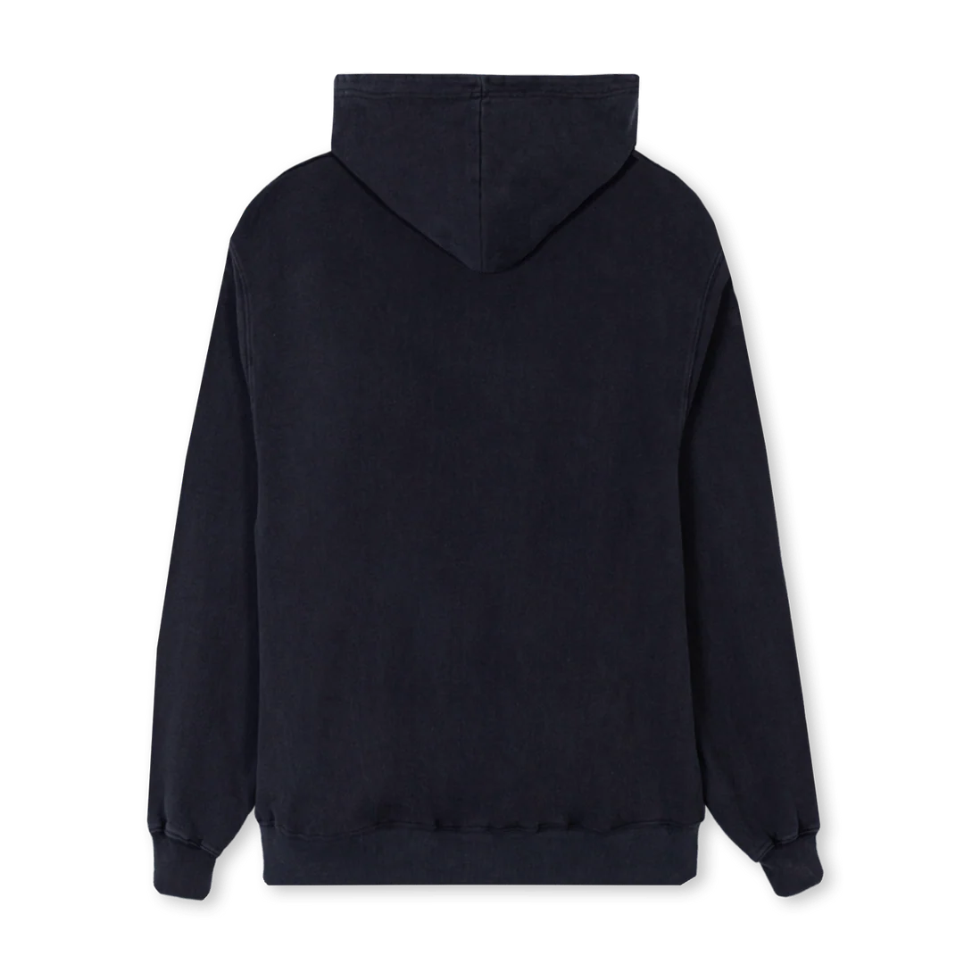 VNTGROCKETMANBLK Vintage Black Regular Hoodie. - Image 2