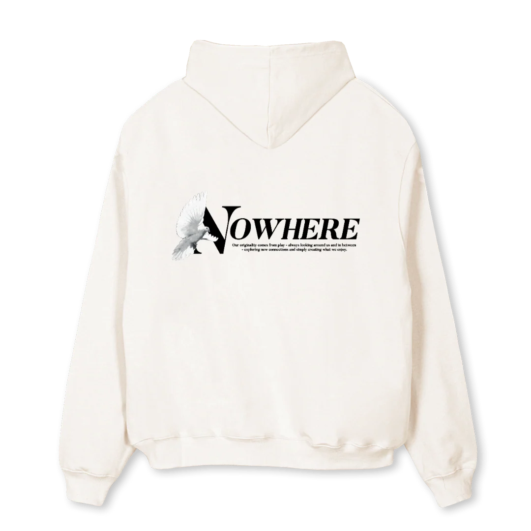 VNTGWH Vintage White Oversized Hoodie. - Image 2