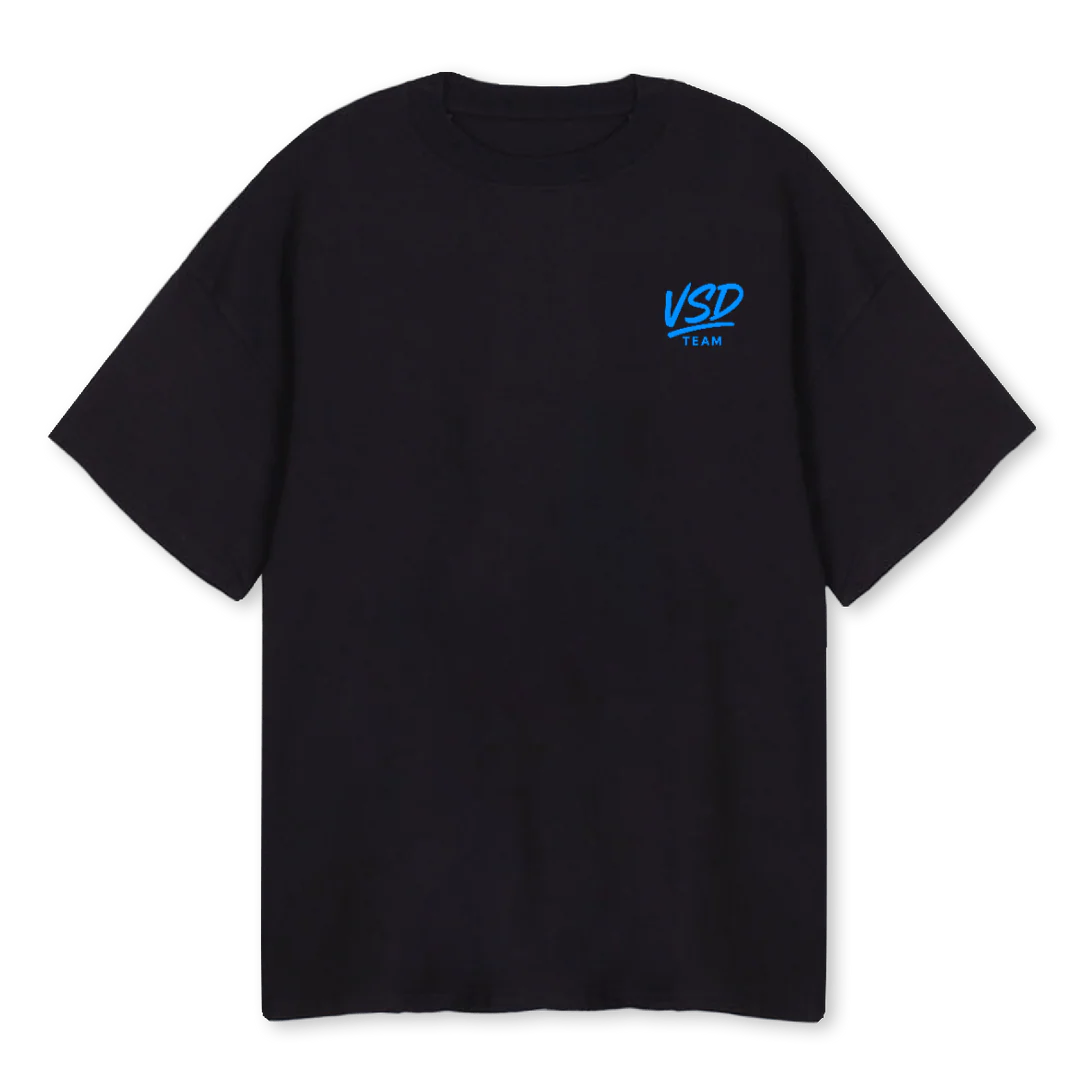 VSDDDD Black Oversized Tee.