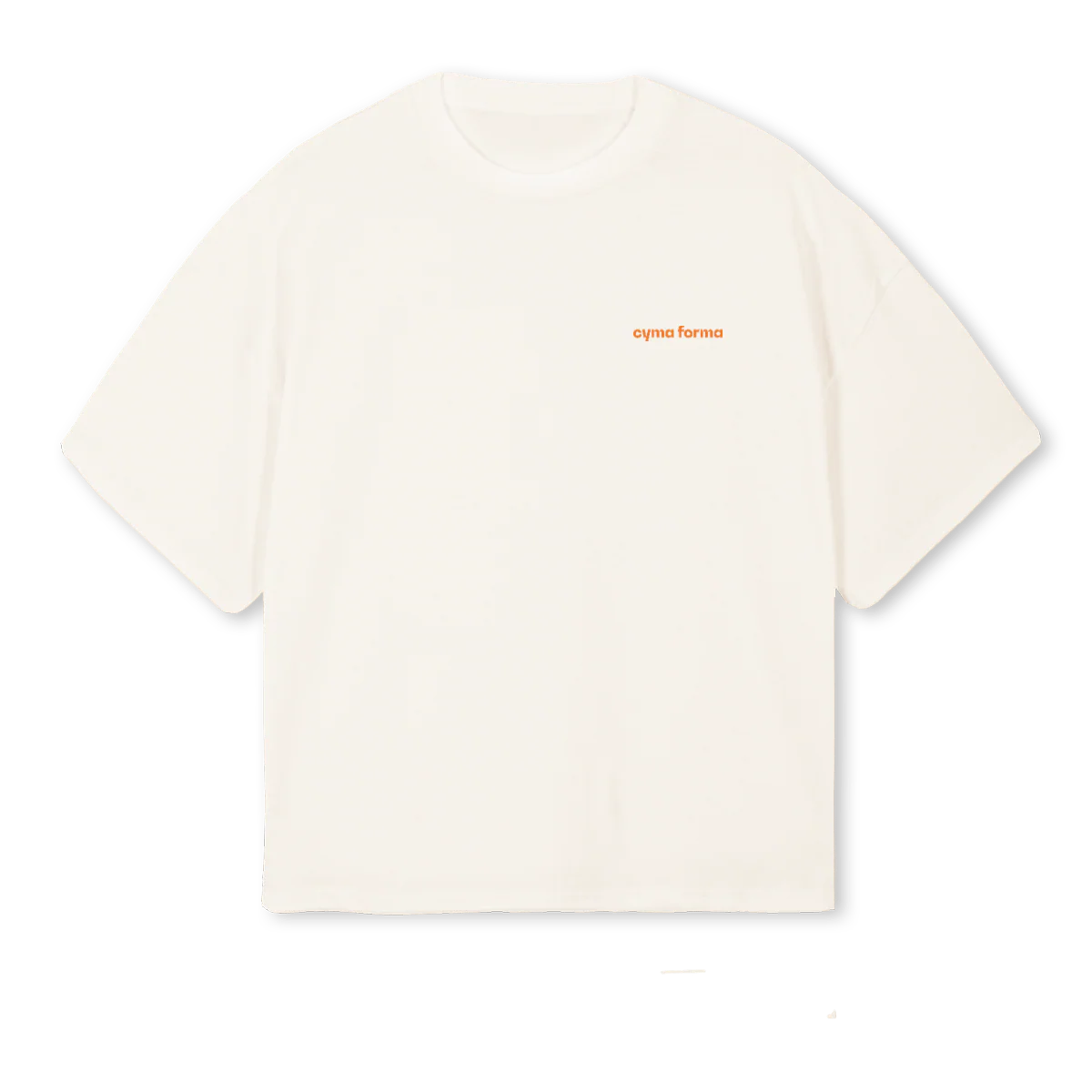 VWM COEUR Vintage White Oversized Boxy Tee.