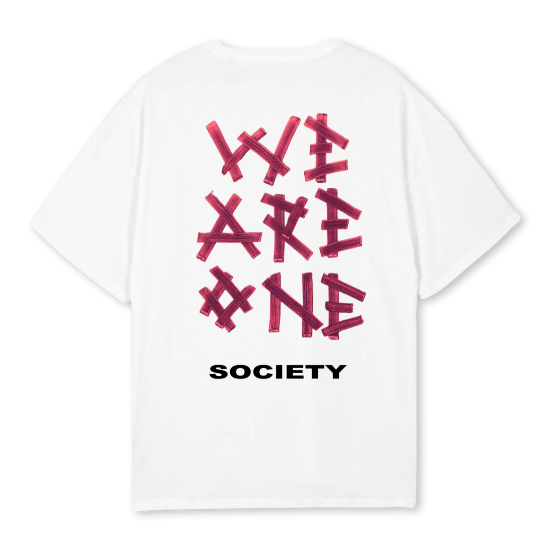 WEAREDAYPINK White Oversized Tee. - Image 2