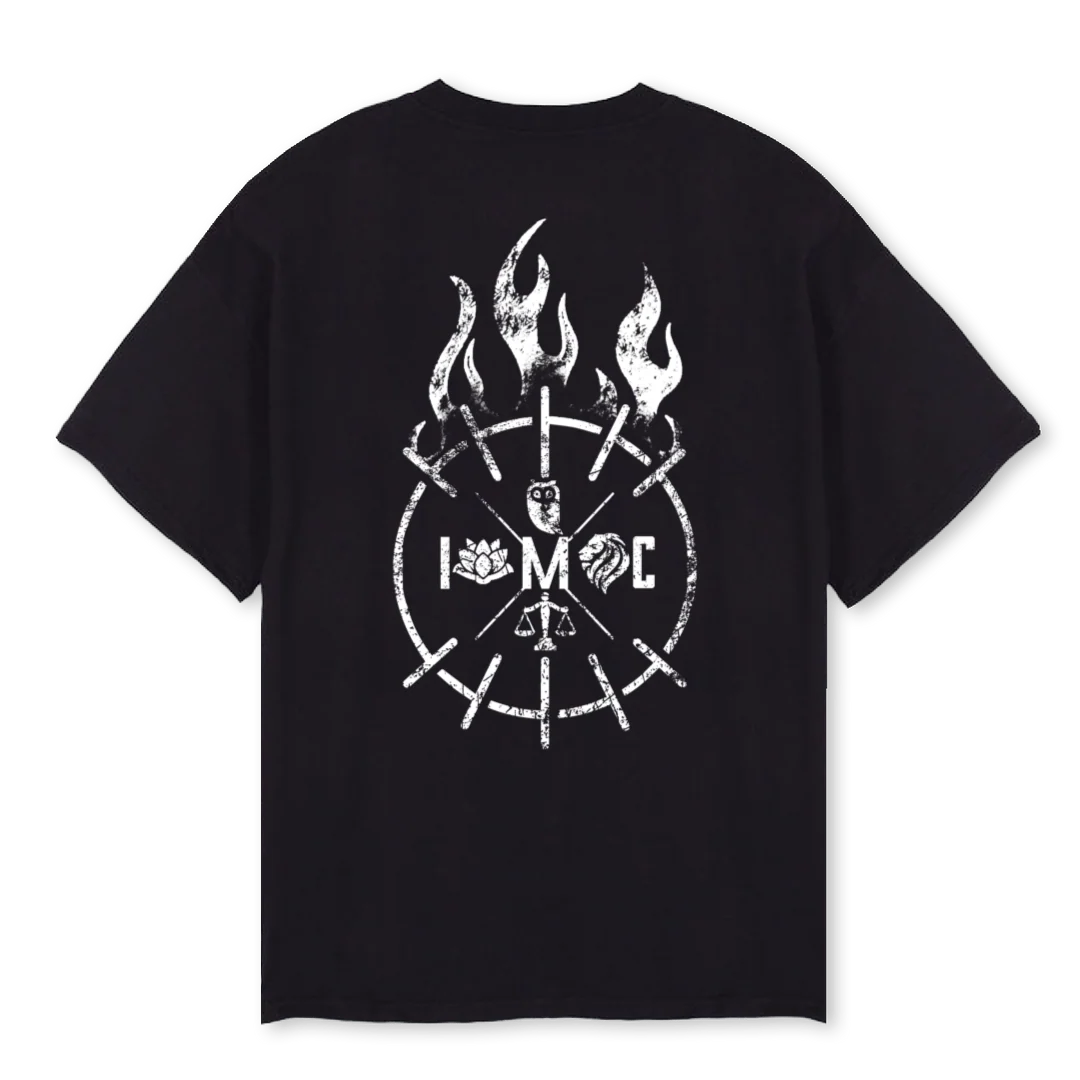 WEARETEMP Black Oversized Tee. - Image 2