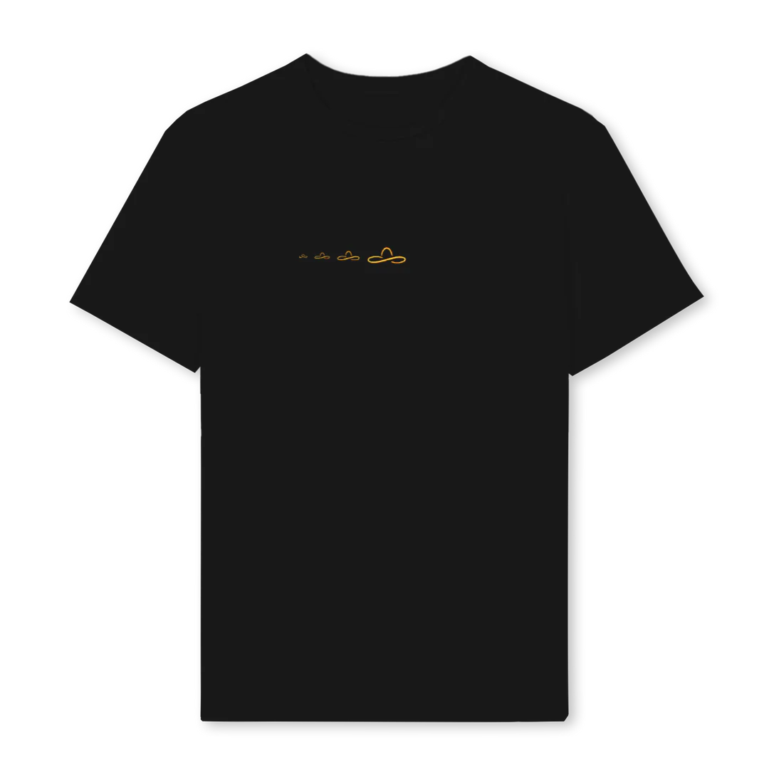 WELEFT Black Regular Tee.