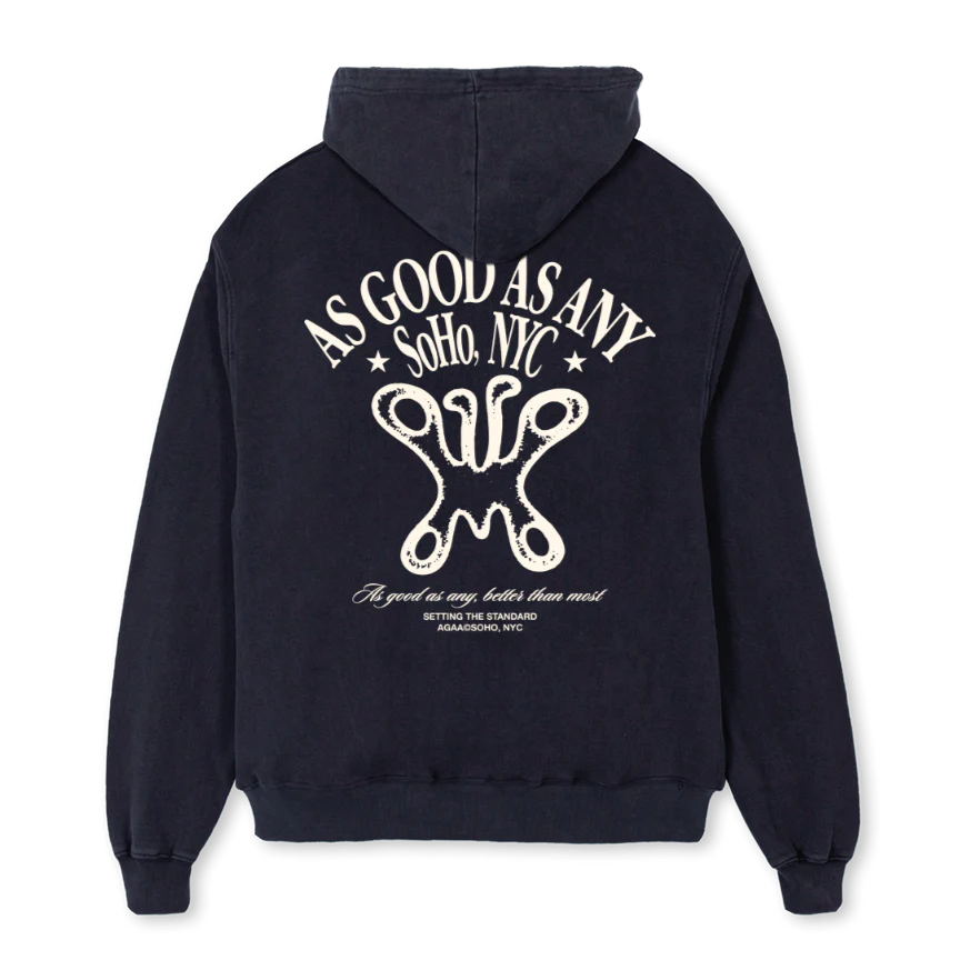 AAABUTTERFLY_VBECRU Vintage Black Oversized Hoodie - Image 2