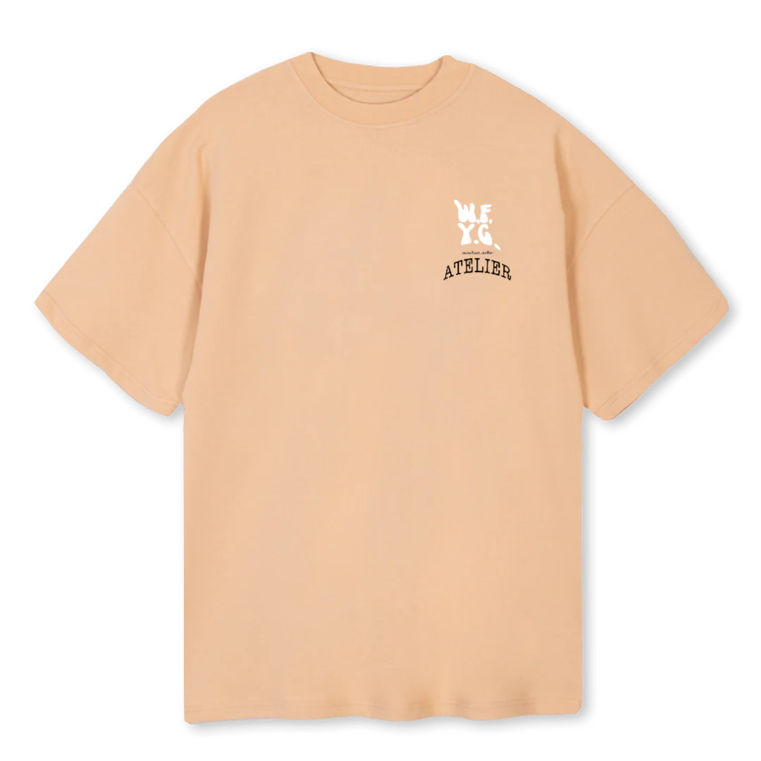WFYG Sand Oversized Tee.