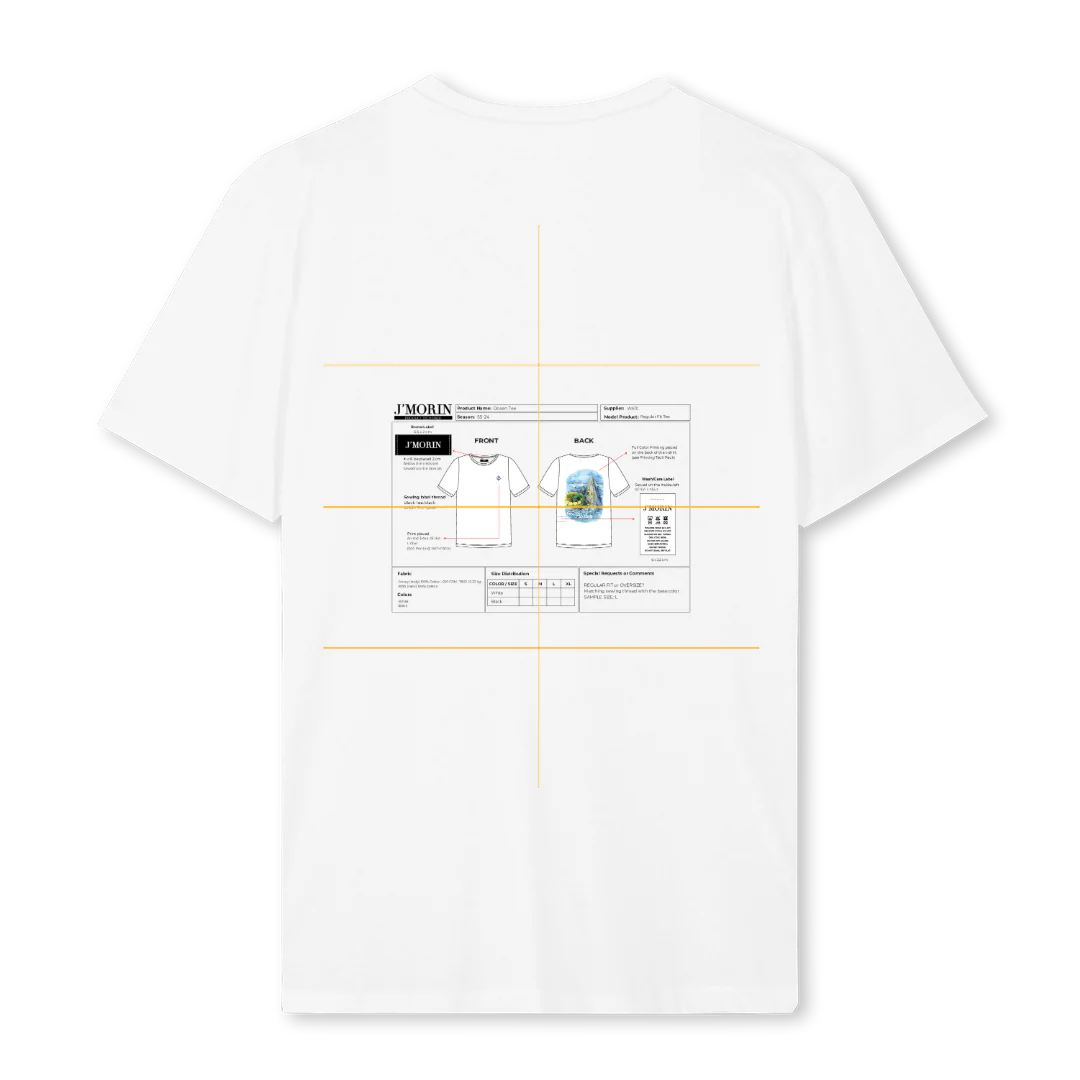 WHALE  White Regular Tee. - Image 2