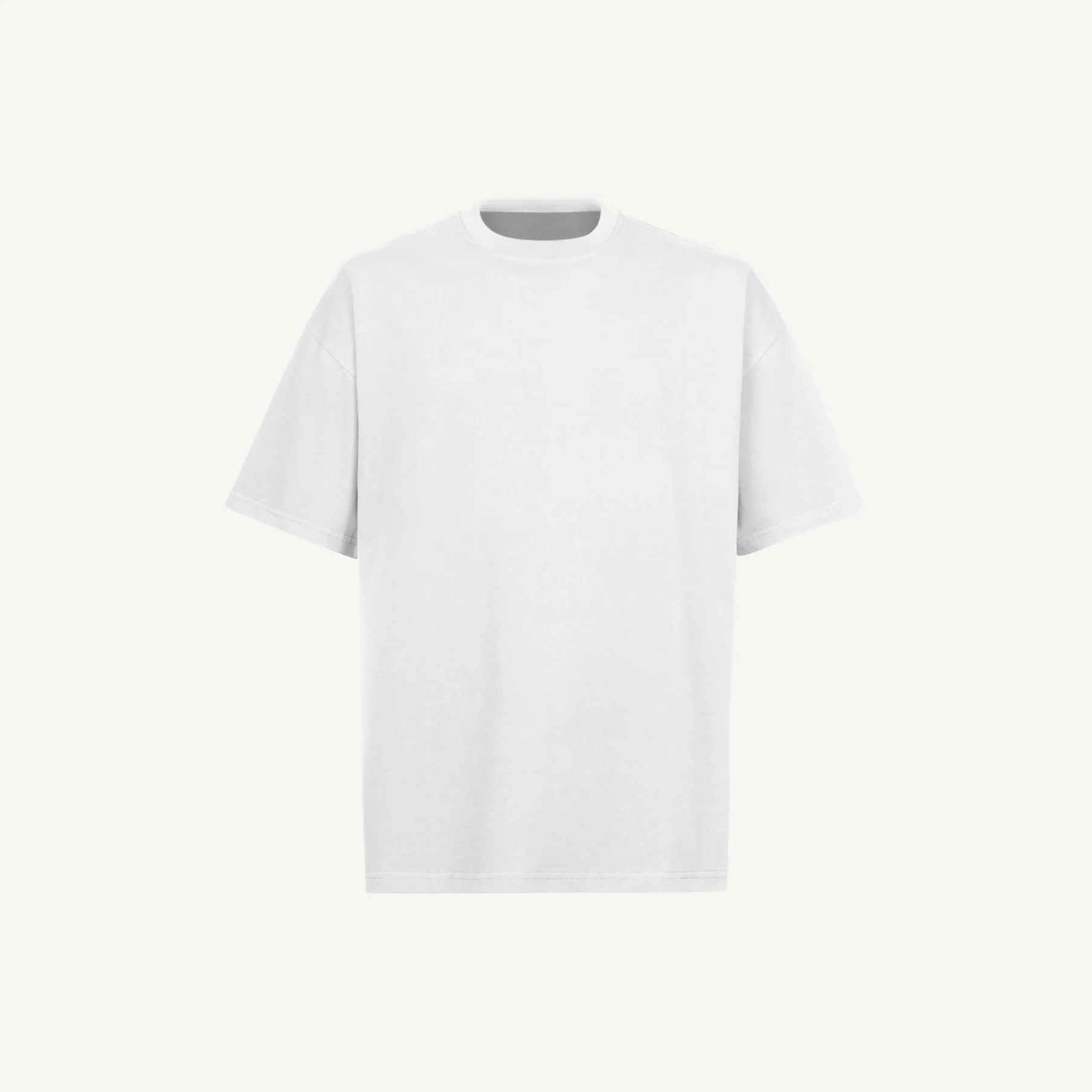 White Oversized Tee Mockups.