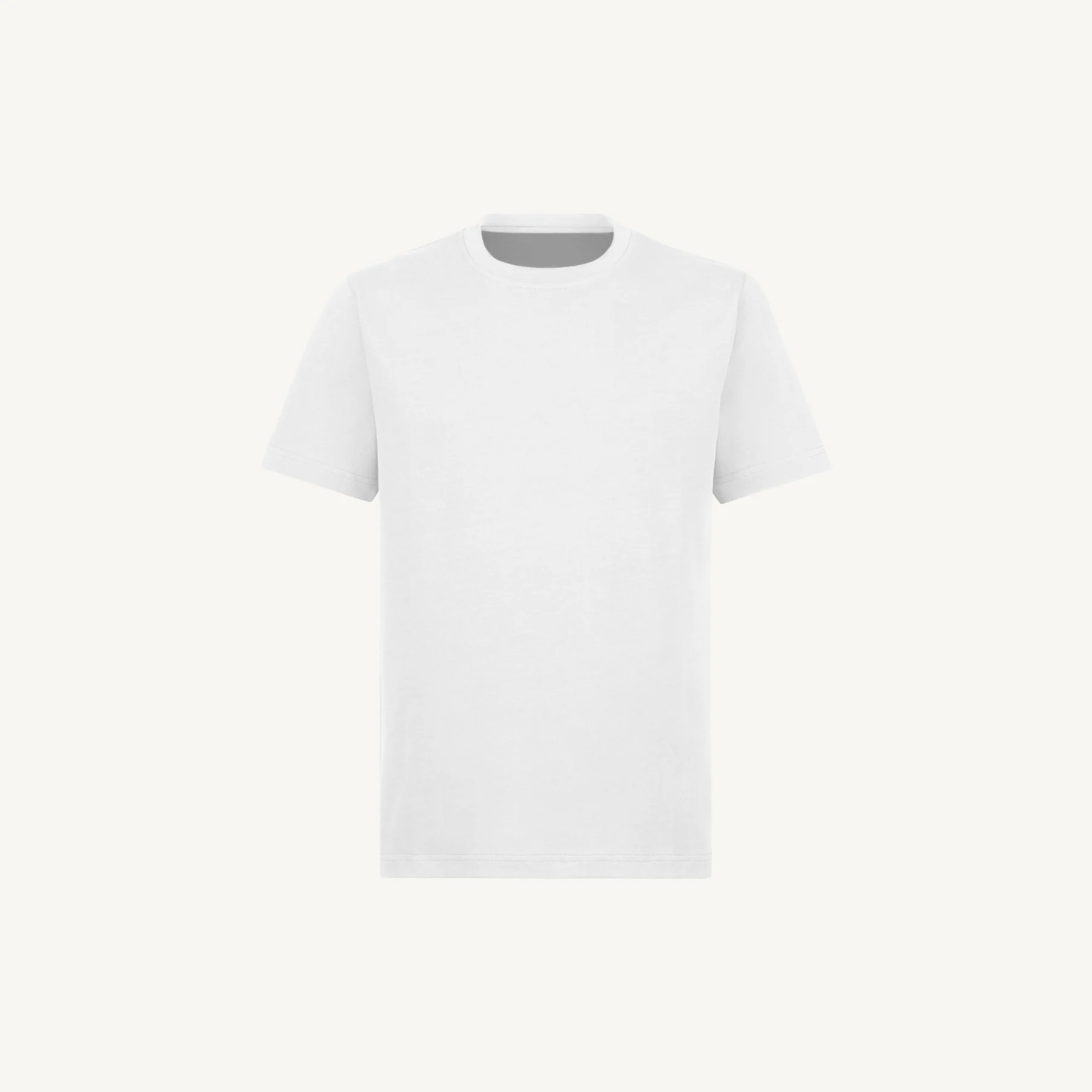 White Regular Tee Mockups.