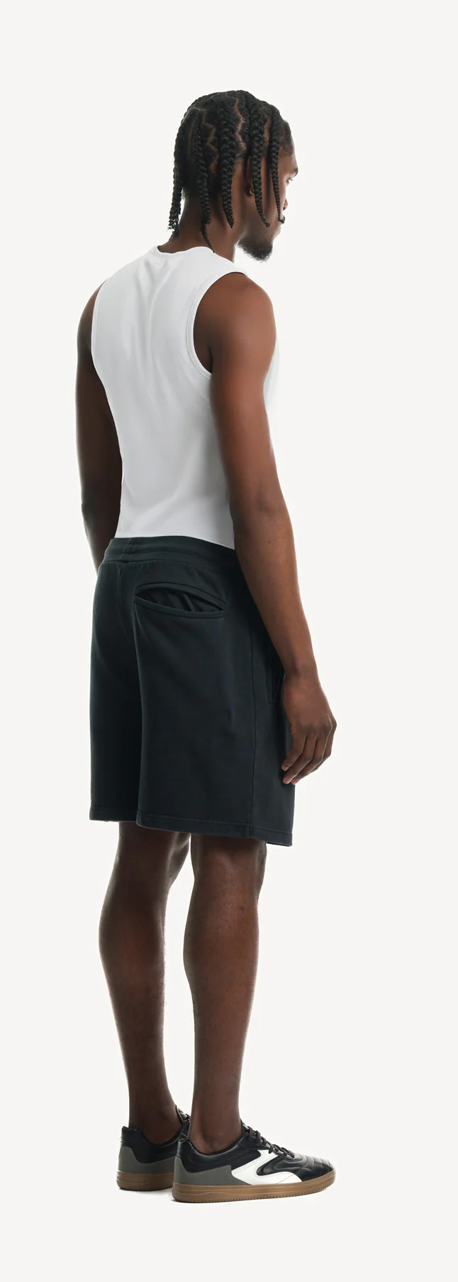 White Slim Ribbed Tank. - Image 5