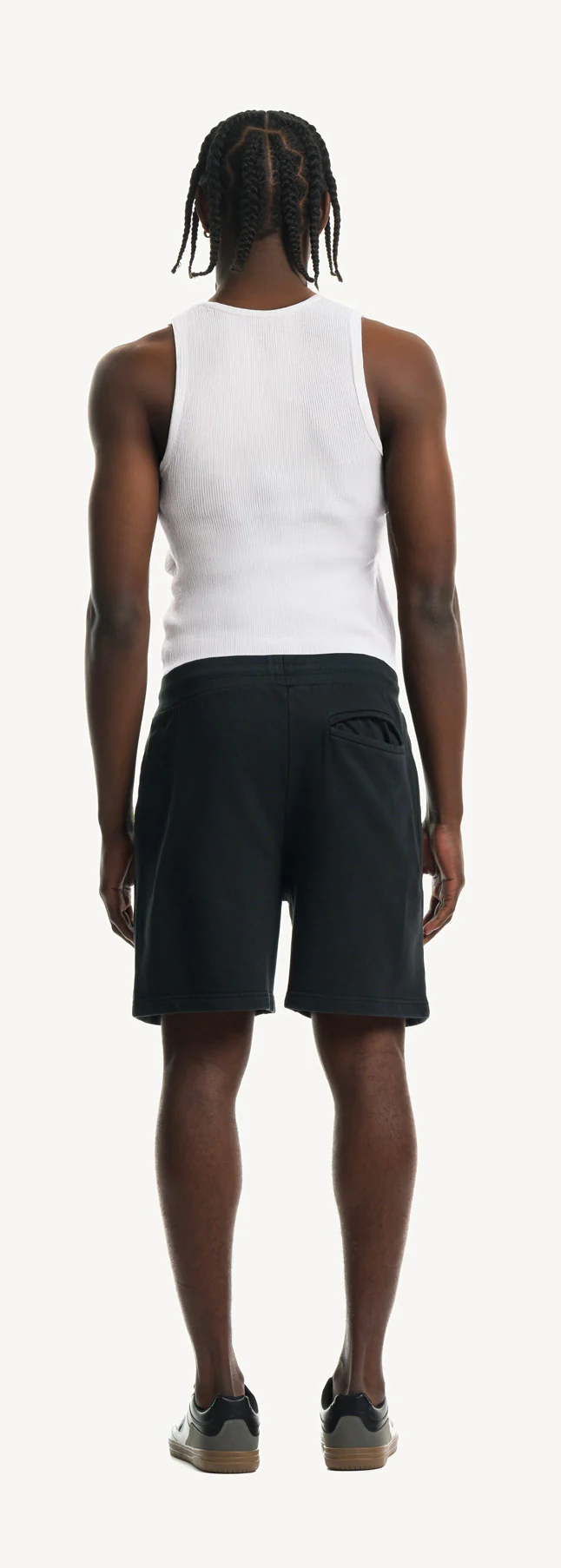 White Slim Ribbed Tank. - Image 6