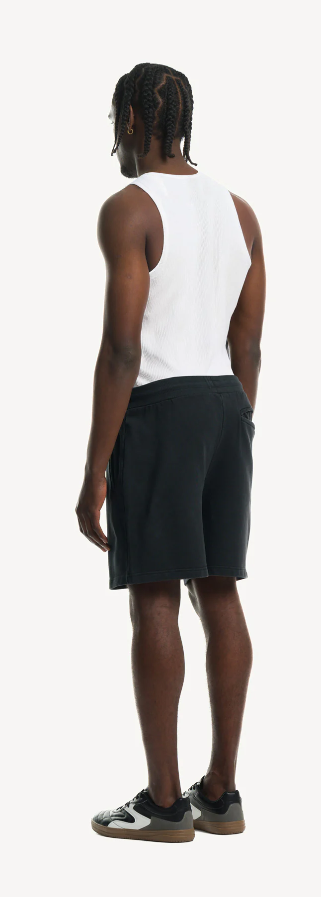 White Slim Ribbed Tank. - Image 7