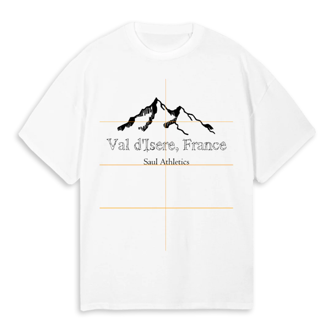 WHITE VAL D White Oversized Tee.