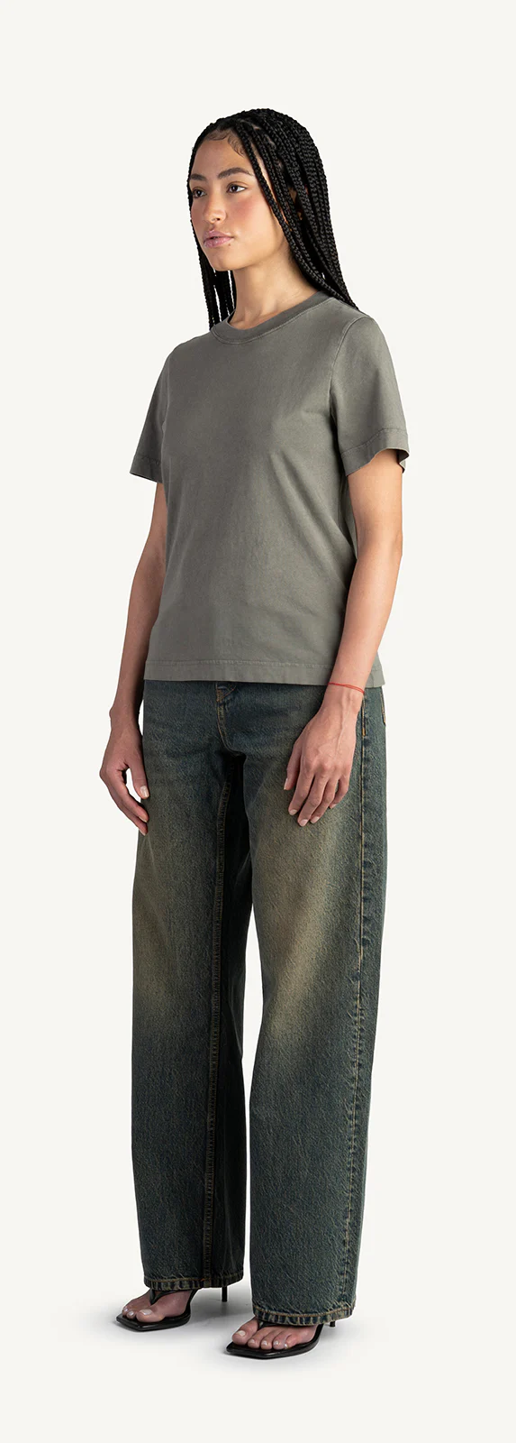 White Women’s Clean Cut Tee. - Image 10