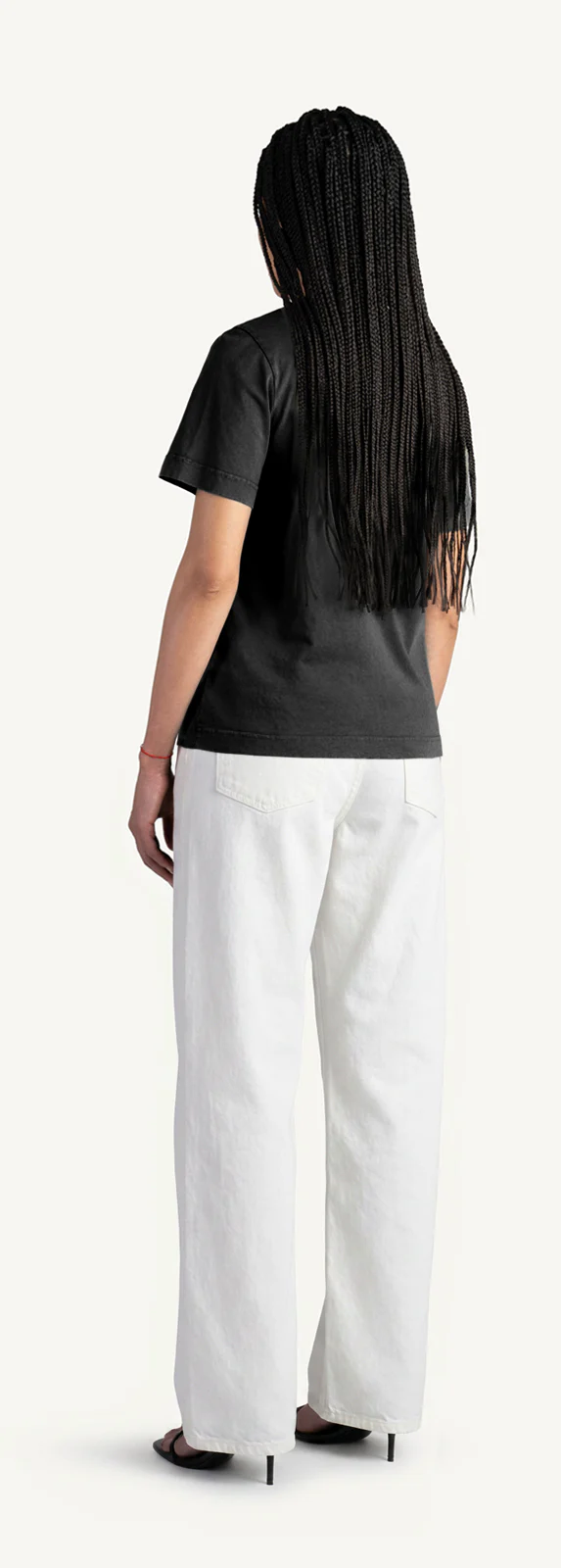 White Women’s Clean Cut Tee. - Image 16