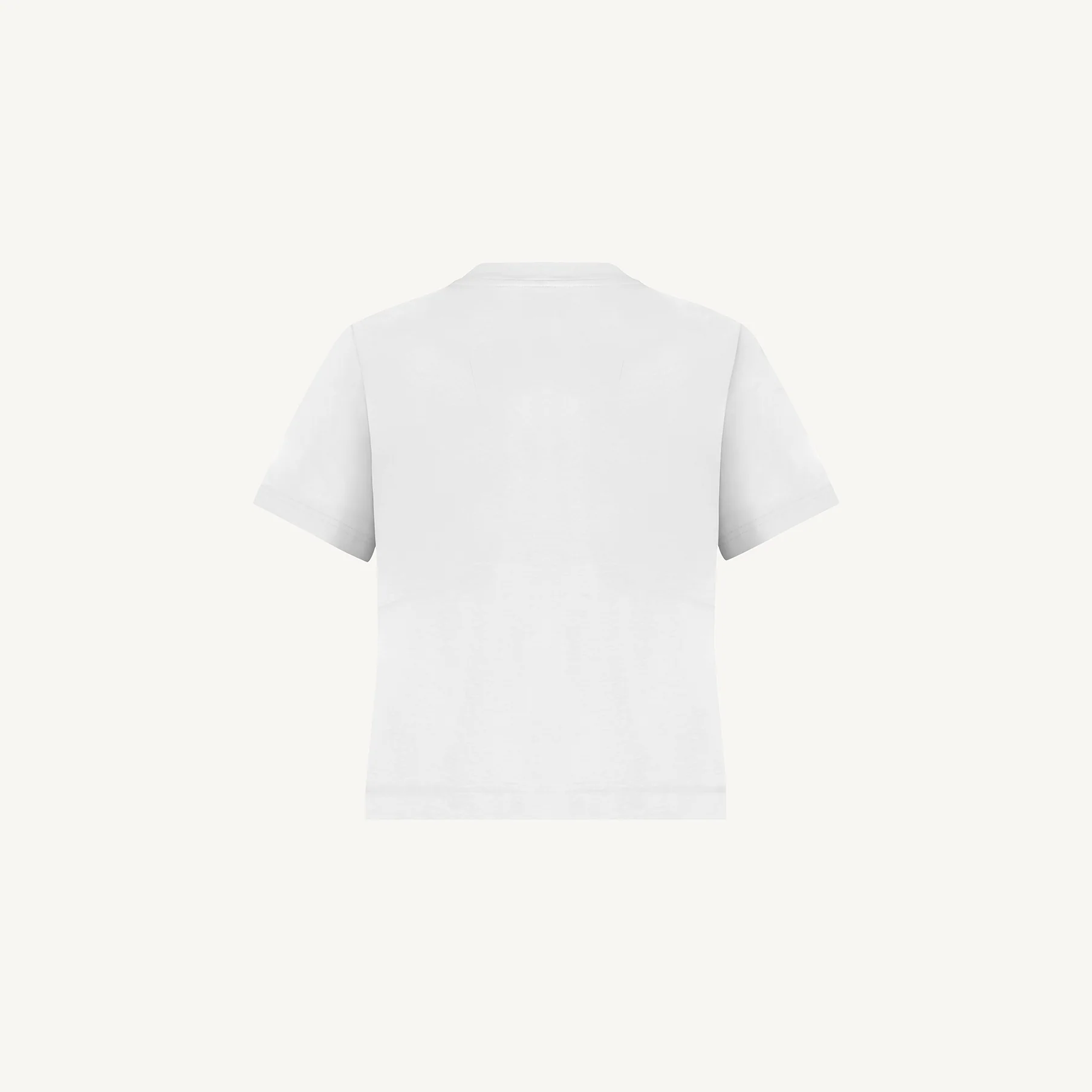 White Women’s Clean Cut Tee. - Image 19