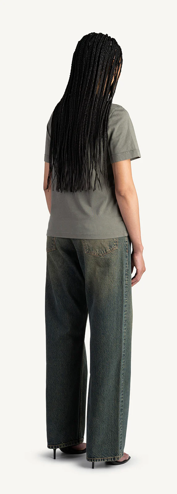 White Women’s Clean Cut Tee. - Image 6