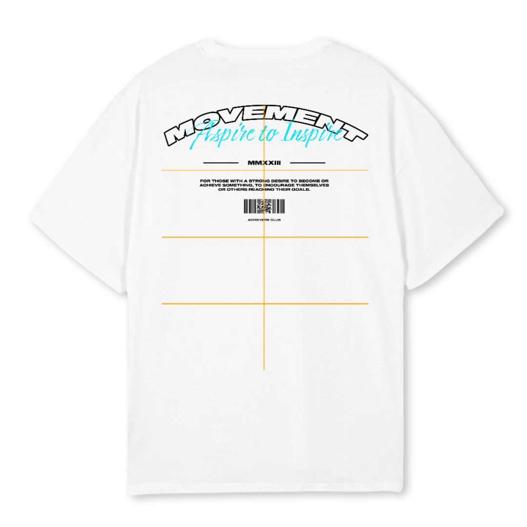 WHITEACHIEVER White Oversized Tee. - Image 2