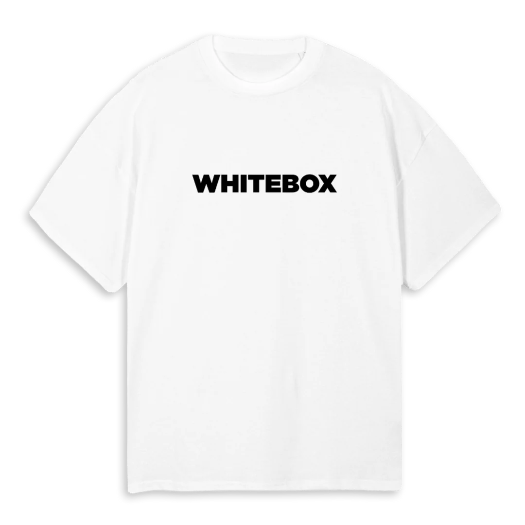 WHITEBOX White Oversized Tee.
