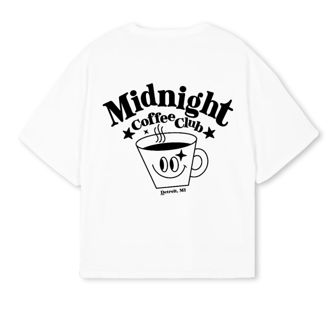 WHITEMCCCUP White Oversized Boxy Tee. - Image 2