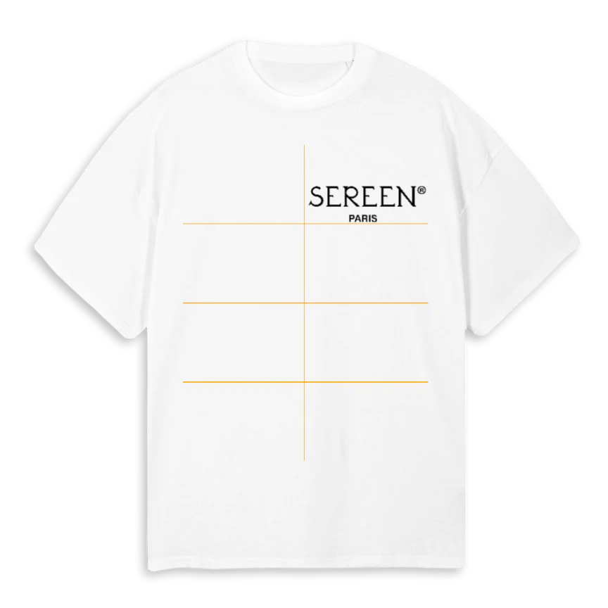 WHITESER White Oversized Tee.