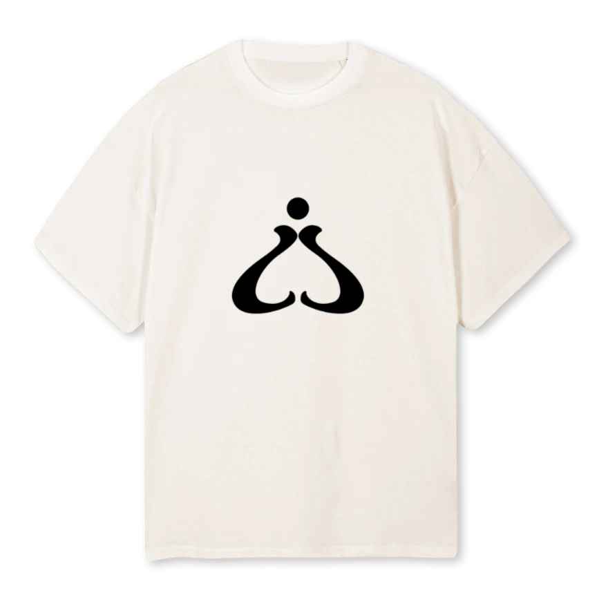WHTLUTENTEE Vintage White Oversized Tee.