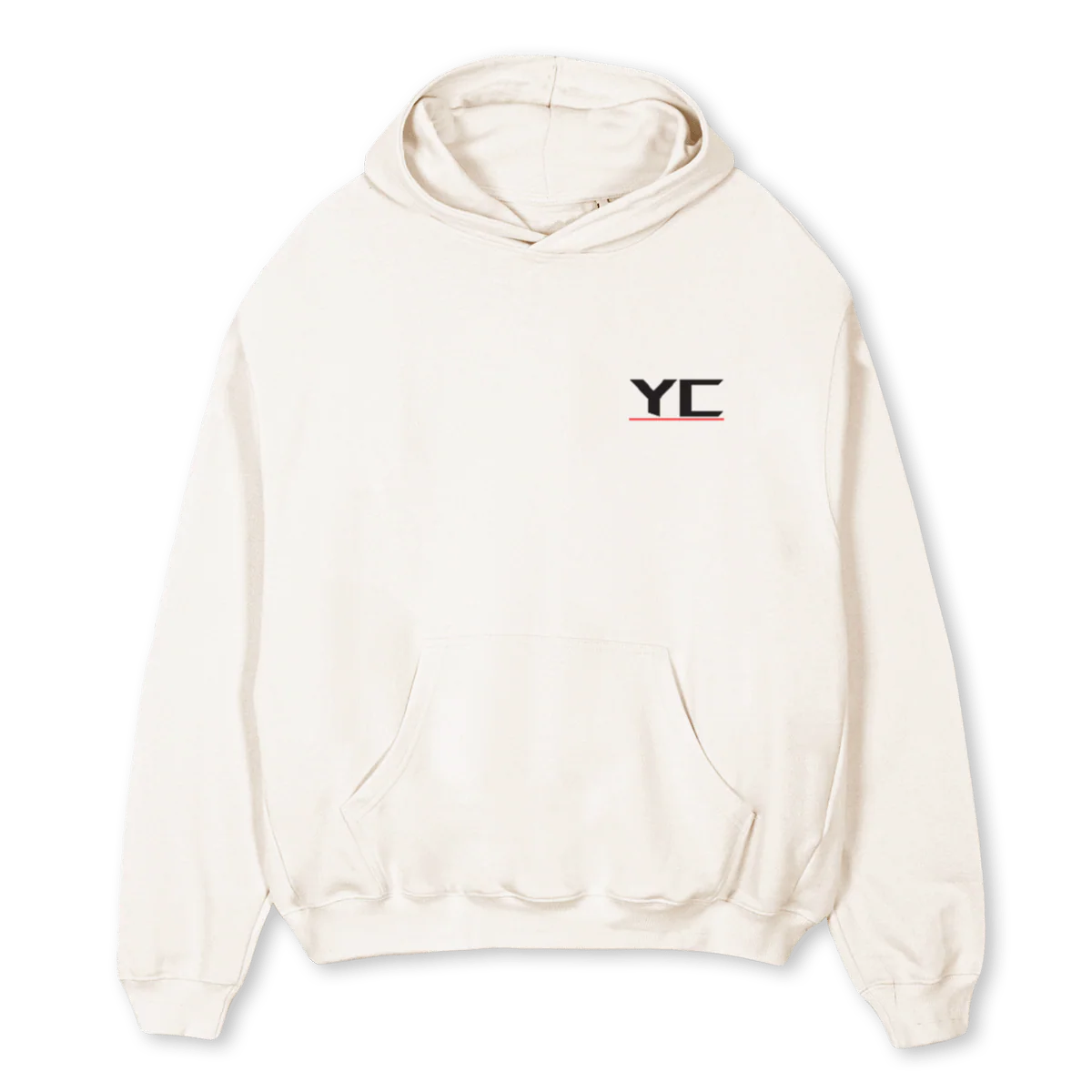 WHYCHAOSWEISS Vintage White Oversized Hoodie.
