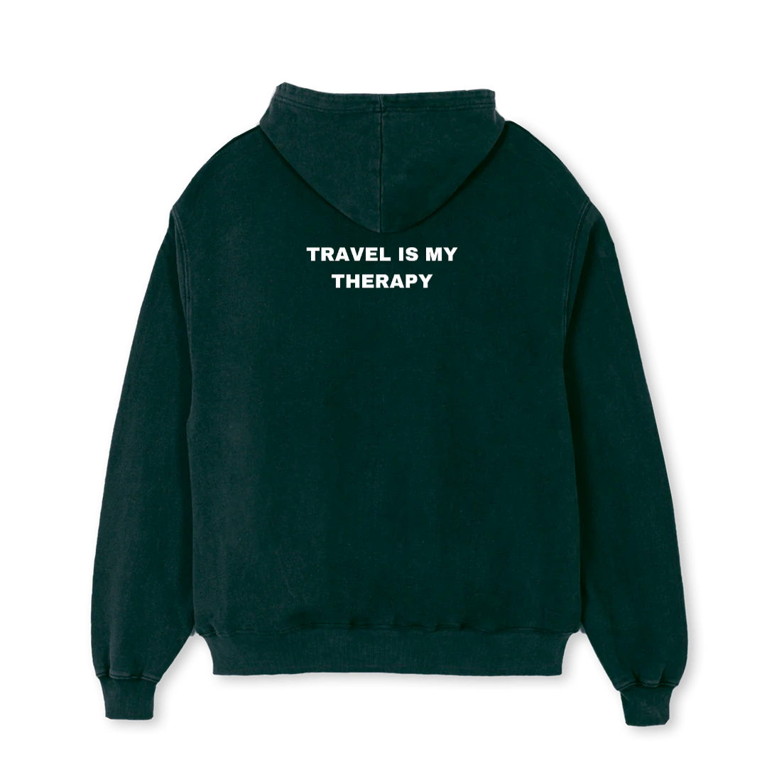 WILDGREENHOODIETEKST Wild Green Oversized Hoodie. - Image 2