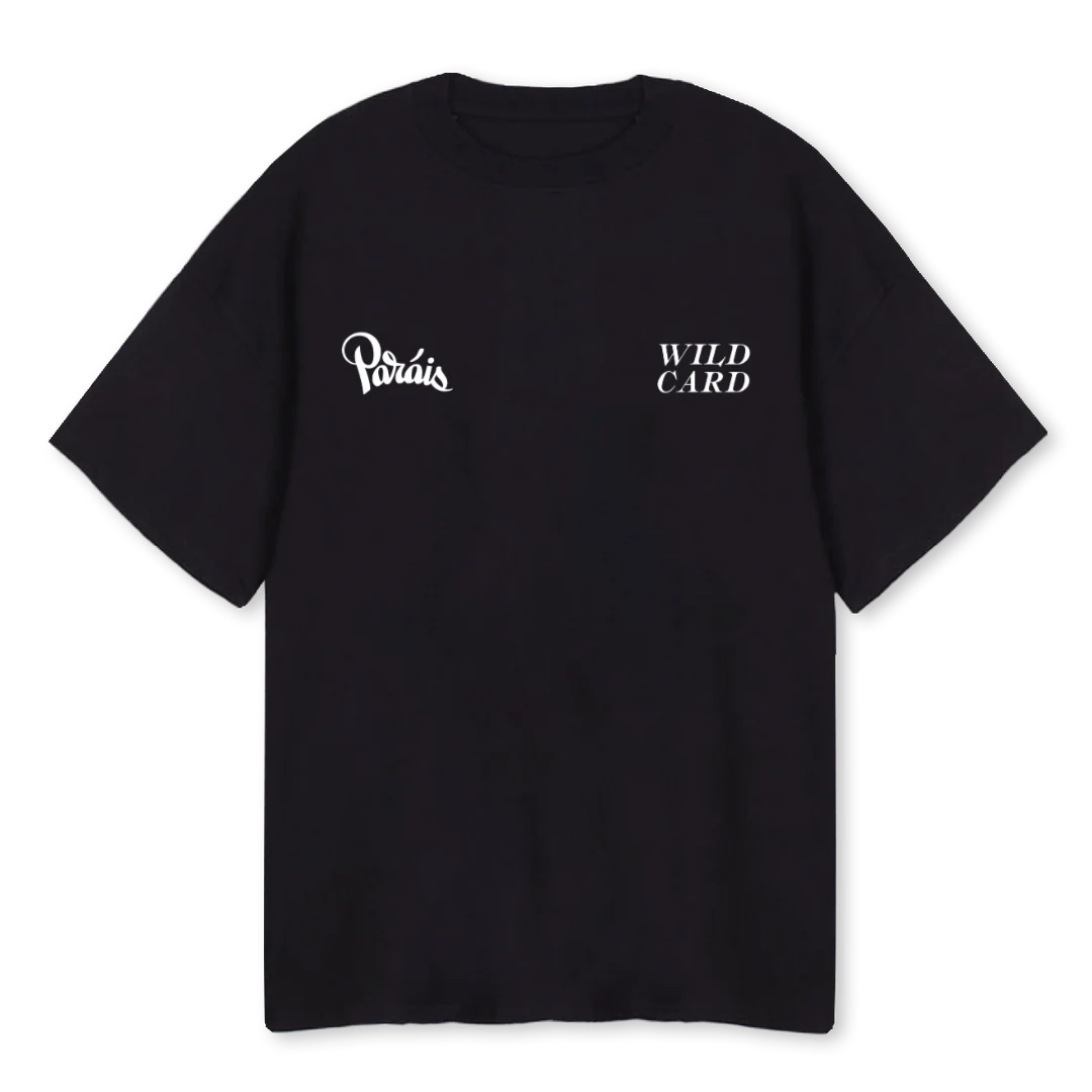 WILDTEE Black Oversized Tee.