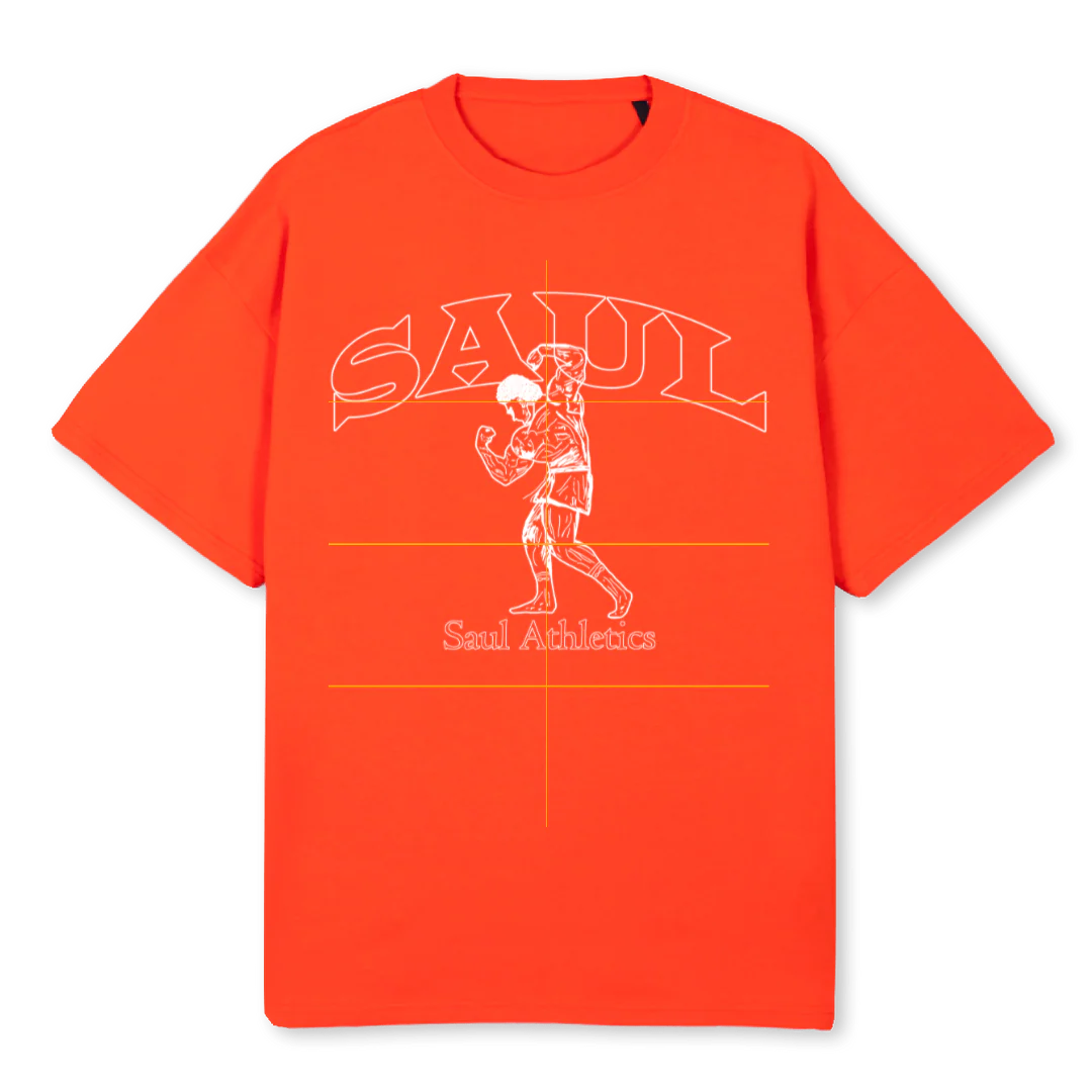 WINNERS ORANGE Hot Orange Oversized Tee.