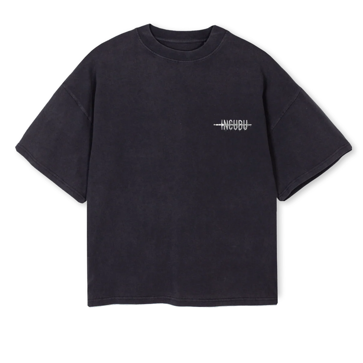 WITCHER Vintage Black Oversized Boxy Tee.