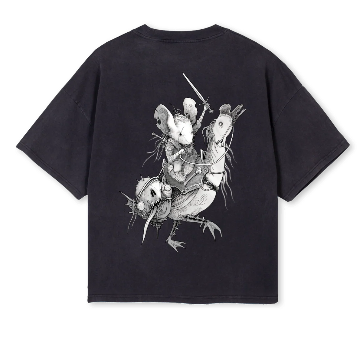 WITCHER Vintage Black Oversized Boxy Tee. - Image 2