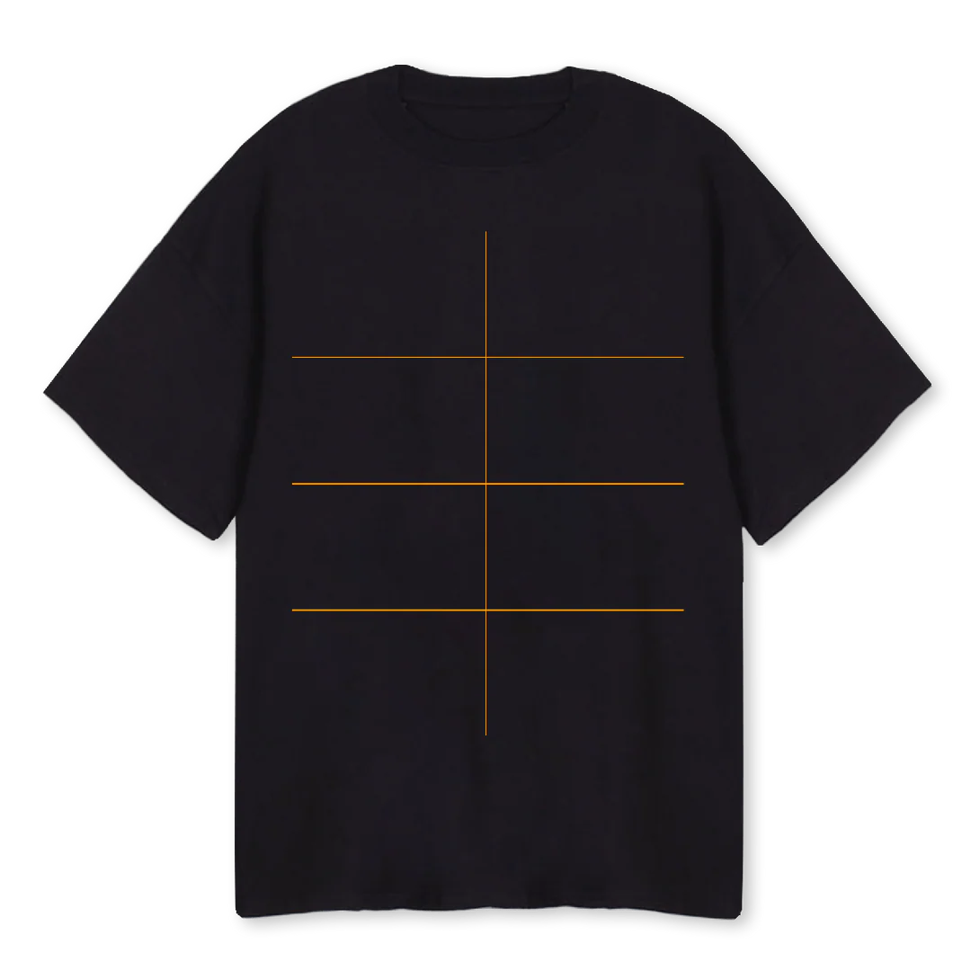 WITWIT Black Oversized Tee.