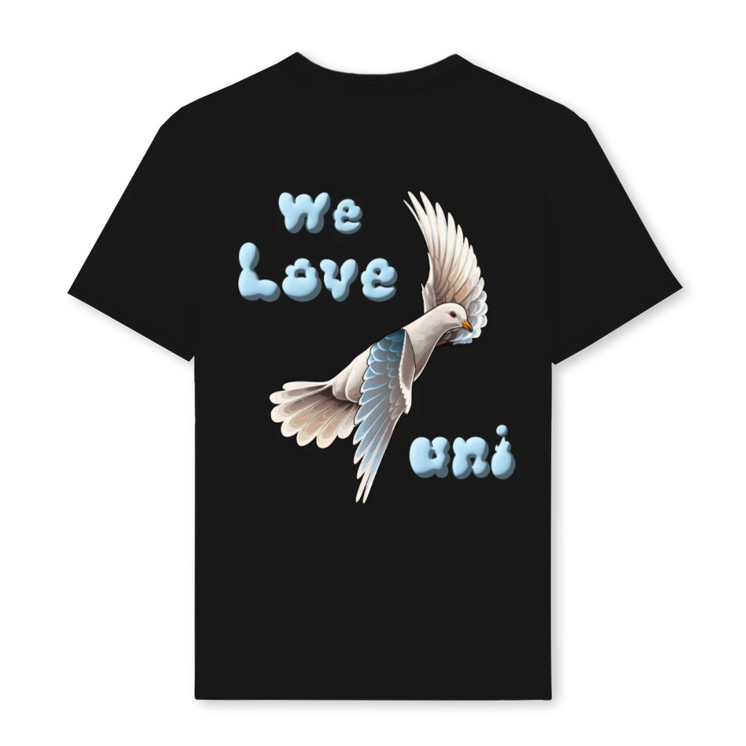 WLU NOIR Black Regular Tee. - Image 2