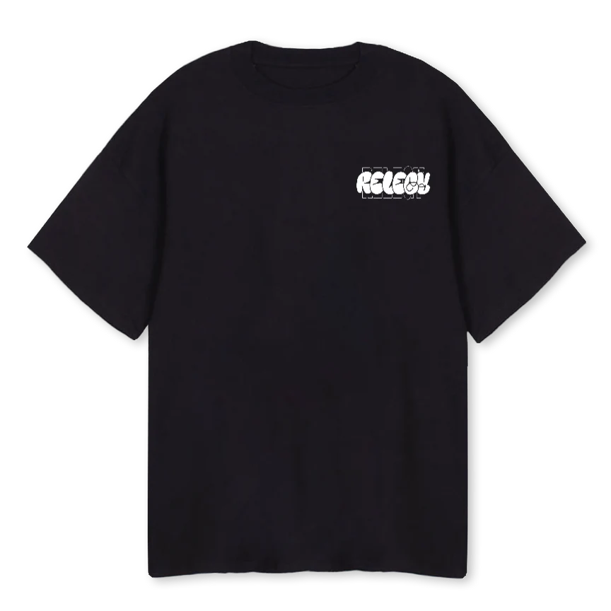 WORDWIDE 2 OSTW Black Oversized Tee.