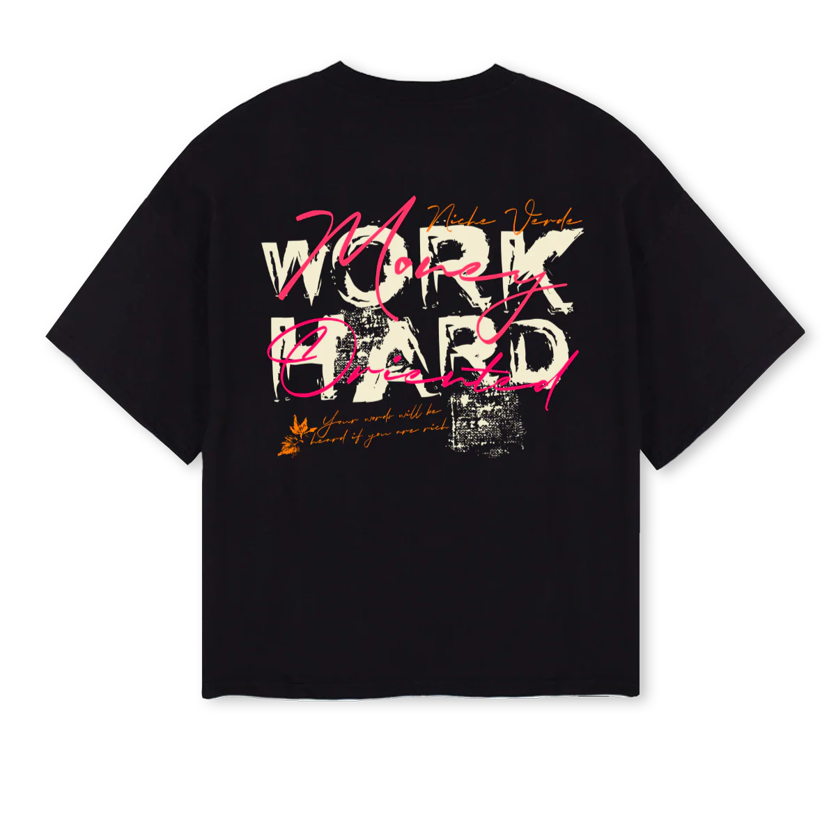 WORKHARD Black Oversized Boxy Tee. - Image 2