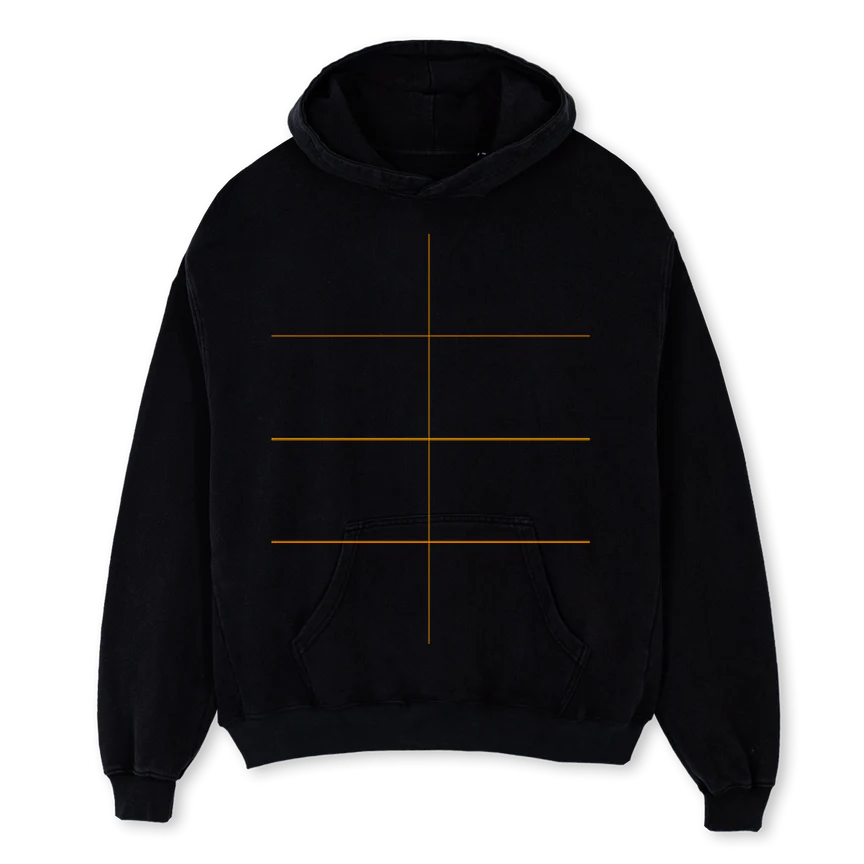 WORLDBLUEGOD Black Oversized Hoodie.
