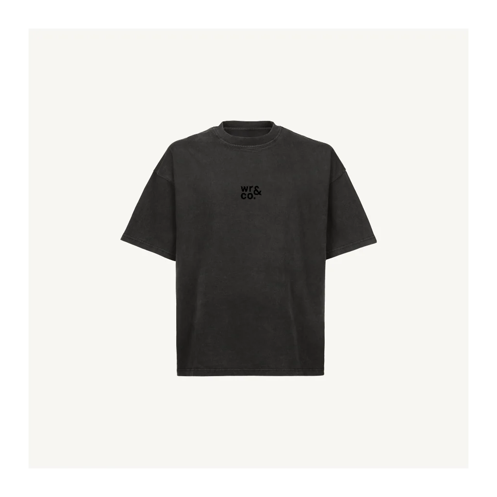 wrco_fav Vintage Black Oversized Boxy Tee.