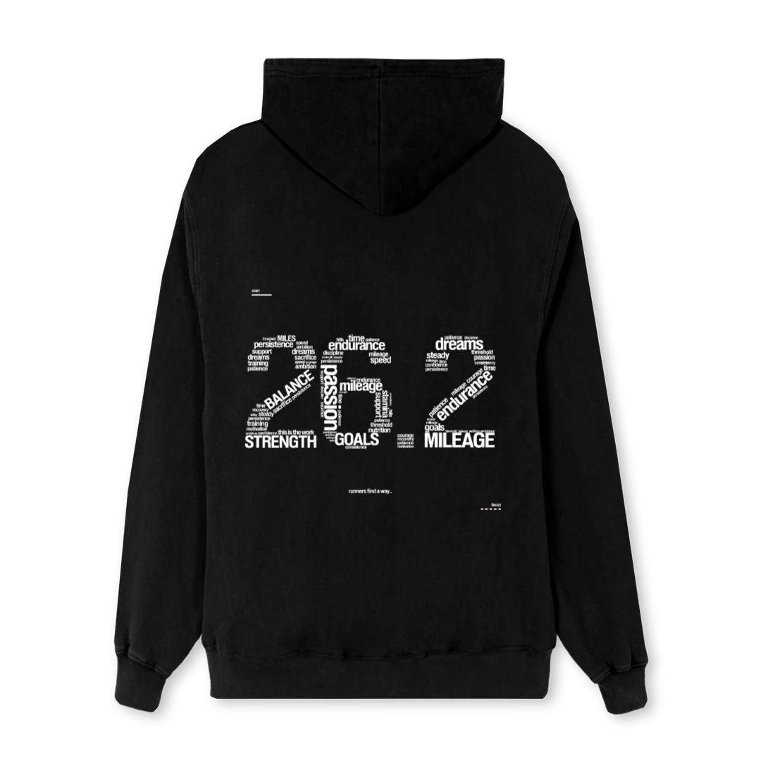 WRKZIPWAY Black Regular Zipped Hoodie. - Image 2