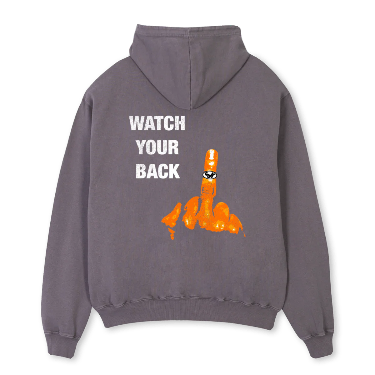 WYBHOODIEGREY Pigment Grey Oversized Hoodie. - Image 2