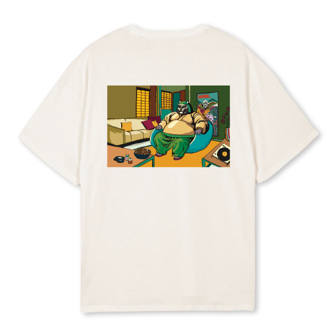 DOOM_VW Vintage White Oversized Tee. - Image 2